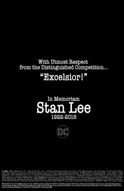 Tributo de DC comics a Stan Lee
